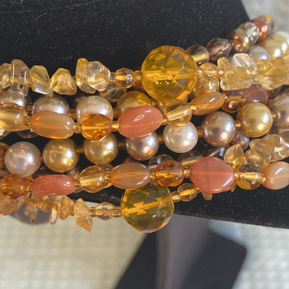 Joan Rivers Czech Glass Faux Pearls Multi Stand Necklace - Picture 12 of 17